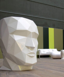 fiberglass talking head planters