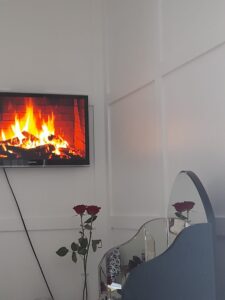 panelling in the bedroom